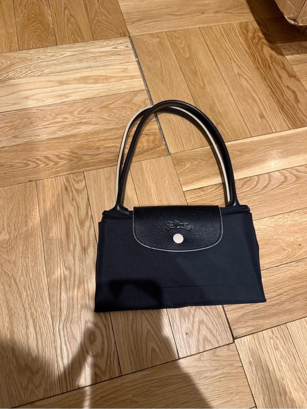 Longchamp Le Pliage Black Tote Bag - Picture 2 of 4